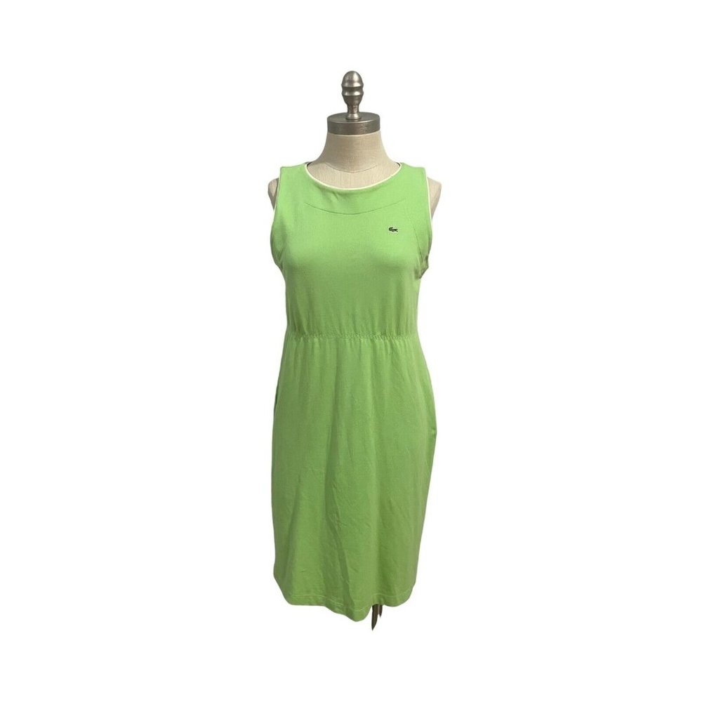 Lacoste Light Green Midi Dress